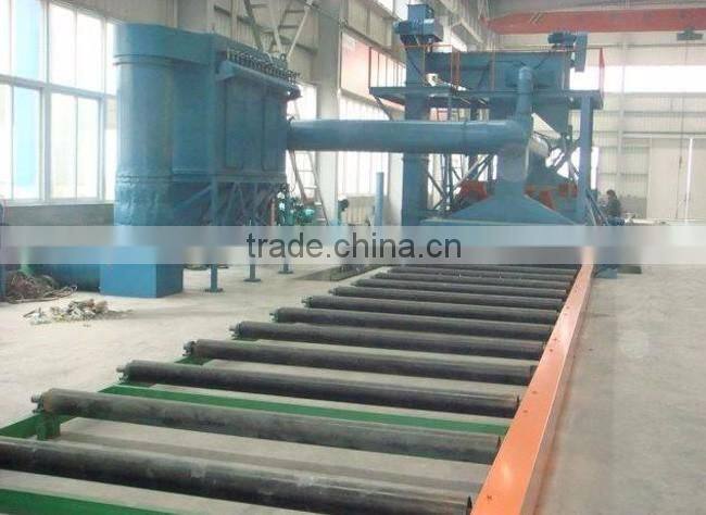 Steel plate wheel blasting machines