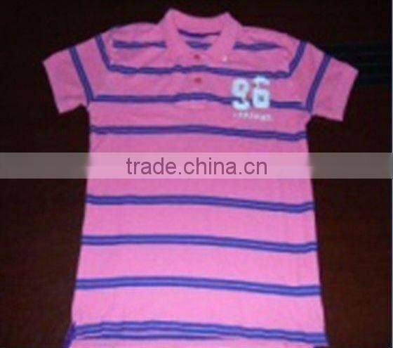 Red Color Men's High Quality Pattern T-Shirt