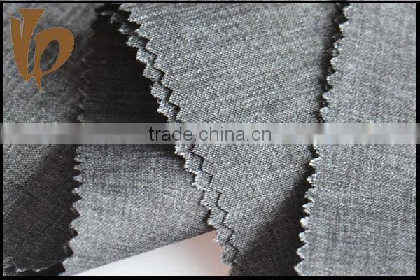 black yarn dyed plain linen fabric for men pants