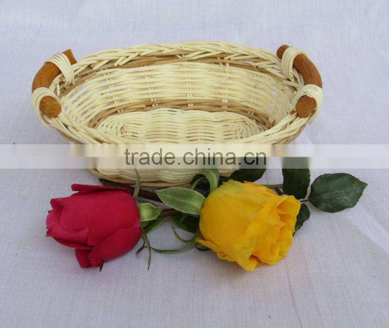 oval mini rattan basket