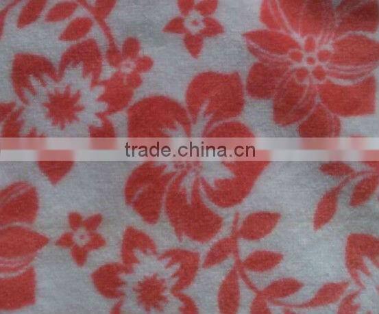 flower textile velvet fabric