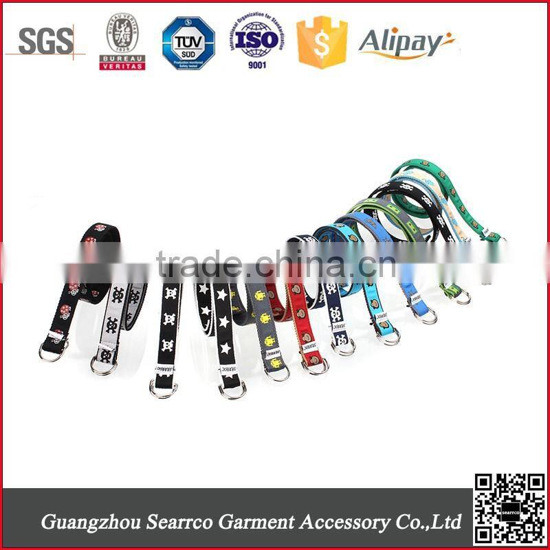 Factory Customized Handmade Braided Thread Cotton Waxed Belt with Alloy