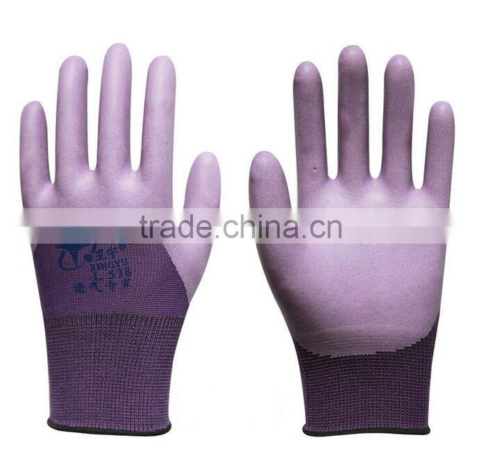 flexible natural latex labour safety gloves