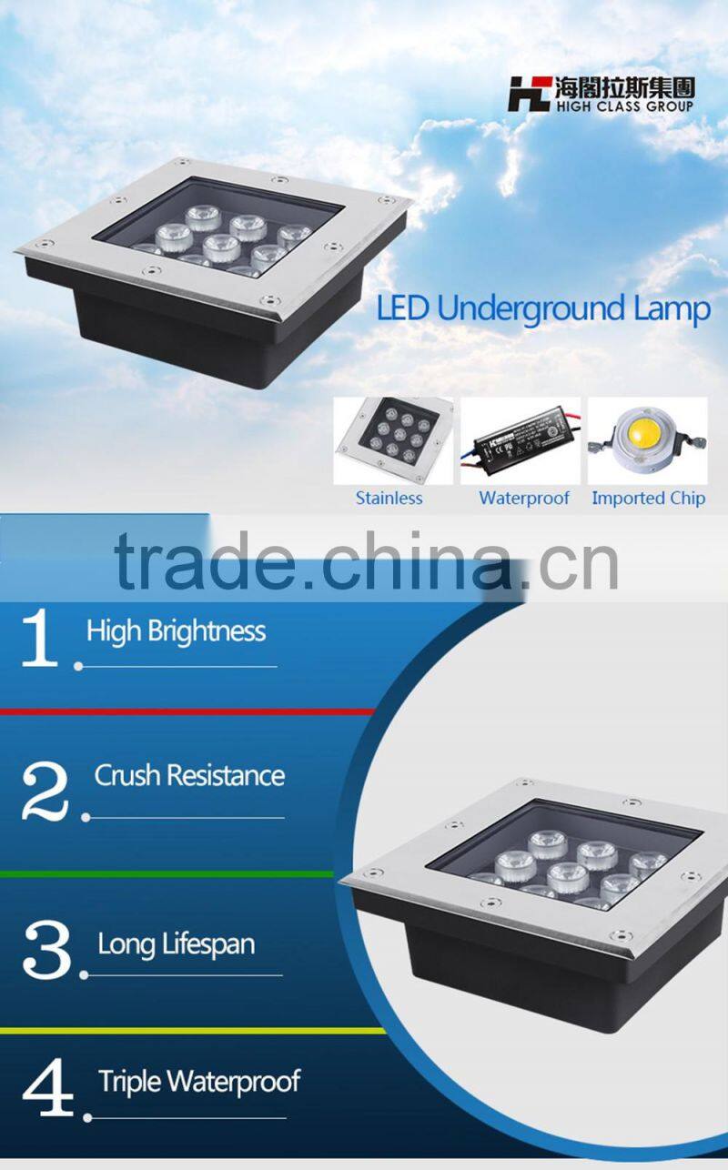 Outdoor Waterproof IP67 Square Buried LED Underground Light