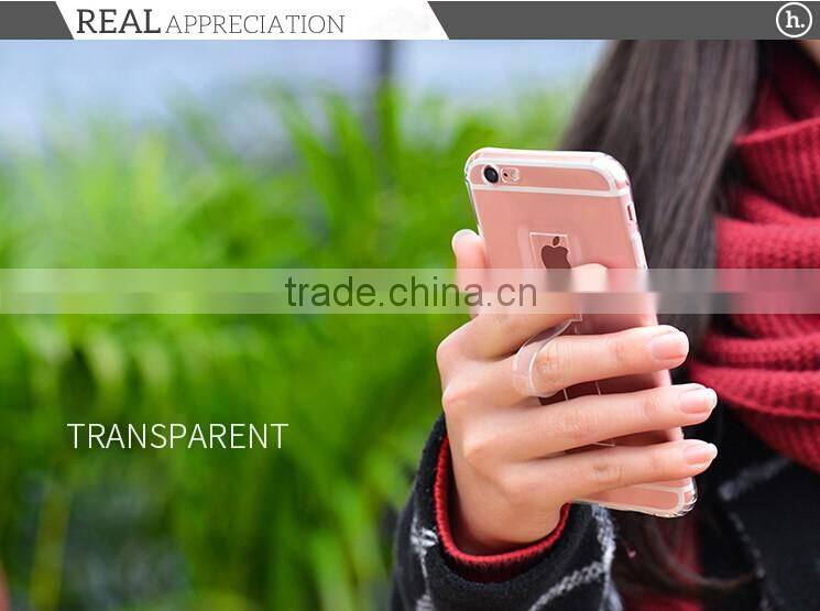 soft and super thin airbag phone case for iphone 6 ,TPU skidproof/shockproof phone case with hidden holder/AIRBAG PROTECTION