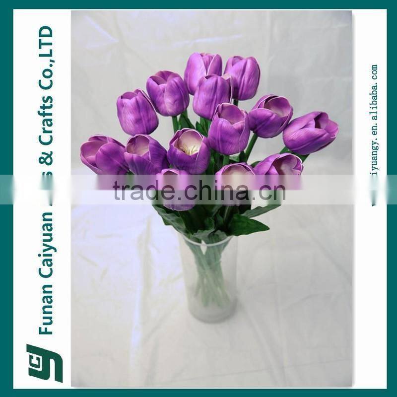 Multiple color made of Pu artificial flower china natural touch artificial flower