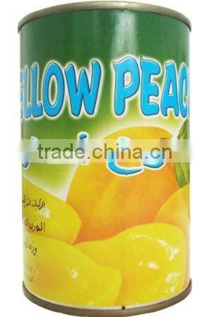 canned yellow peach