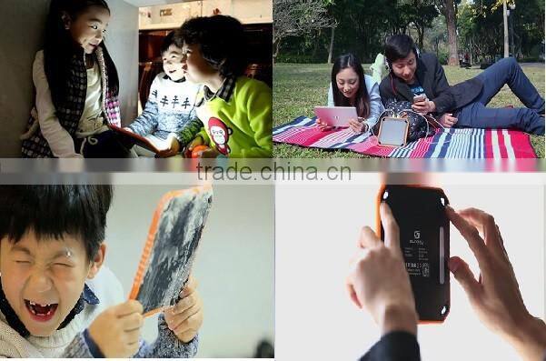 5600mah factory cheap portable solar power bank soalr charger