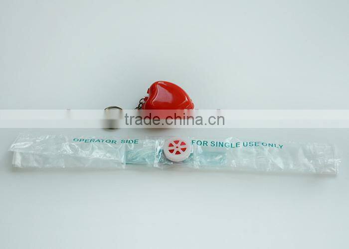 OEM disposable one-way valve CPR breathing mask life key for Hospital/Clinical