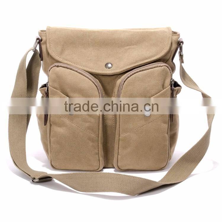 trendy PU leather trimmings handbag travel style big tote unisex canvas sling bags