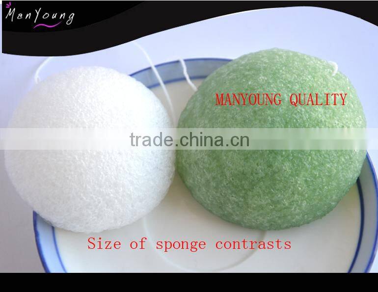 Heart shape konjac sponge