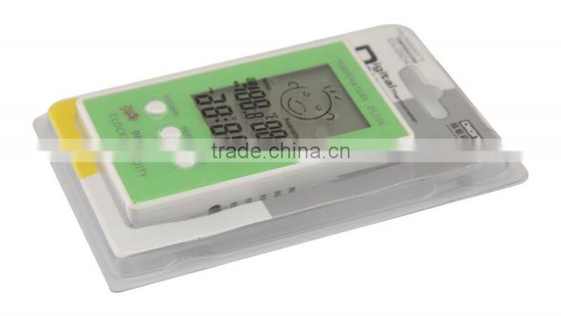 desktop clock with thermometer