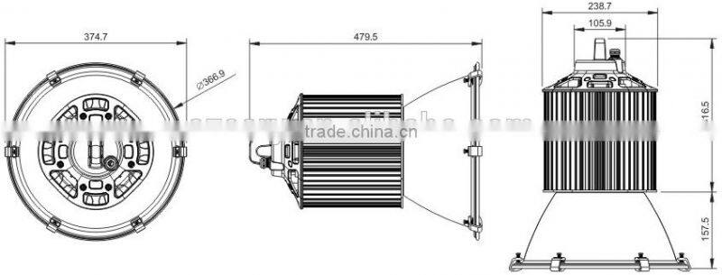 2015 China suppliers wholesale led high bay lights 100W high bay light