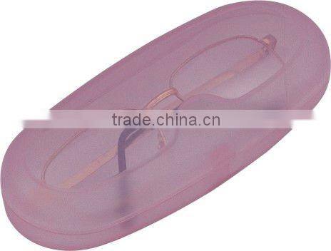 Plastic reading glasses case