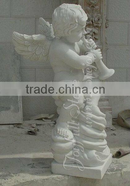 Marble life size angel statue