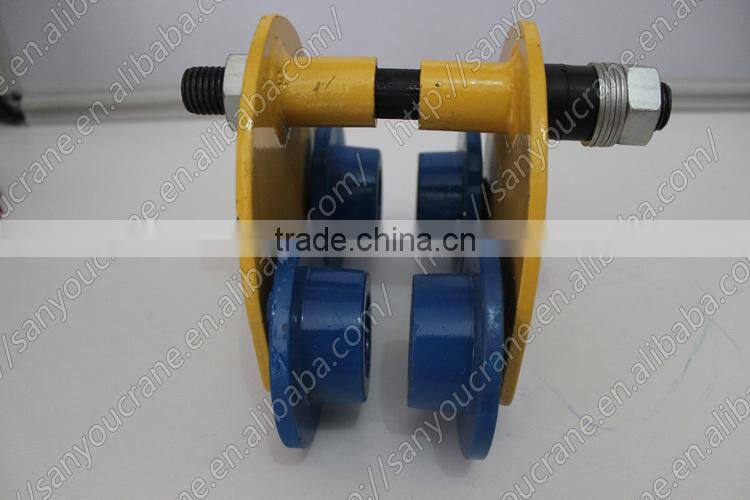 Heavy duty transport trolley wheel trolley for track