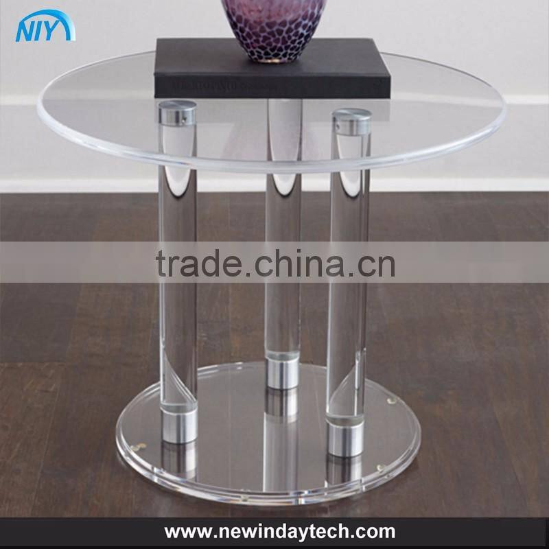 acrylic hotel lobb desk ,Black European sitting room table, custom desk,carved acrylic desk