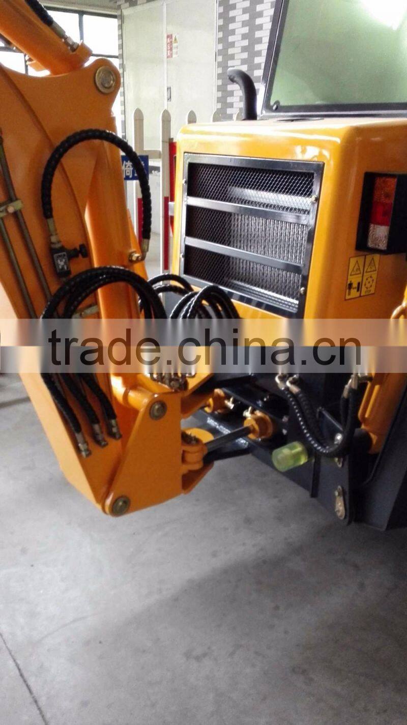 Compact Articulated Mini Backhoe Loader With Long Warranty Service