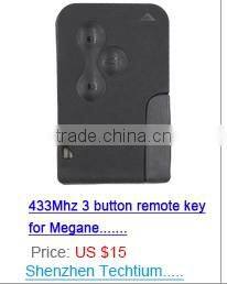shenzhen car keys cover with chip groove for Toyota transponder car key