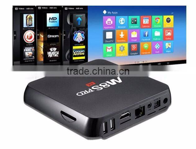 Tv box android 5.1 KODI 16.0 Metal Case M8S PRO Amlogic S905 Android tv box world best selling ott tv box