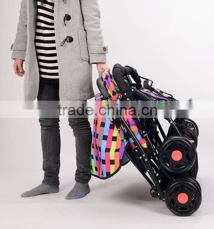 European Market Top Quality Twins Baby Stroller|Baby Carriage with Bidirectional Handle