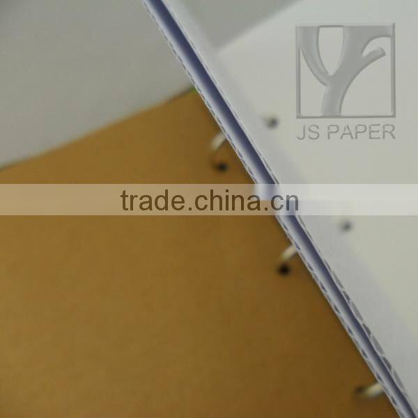 White corrugated cardboard