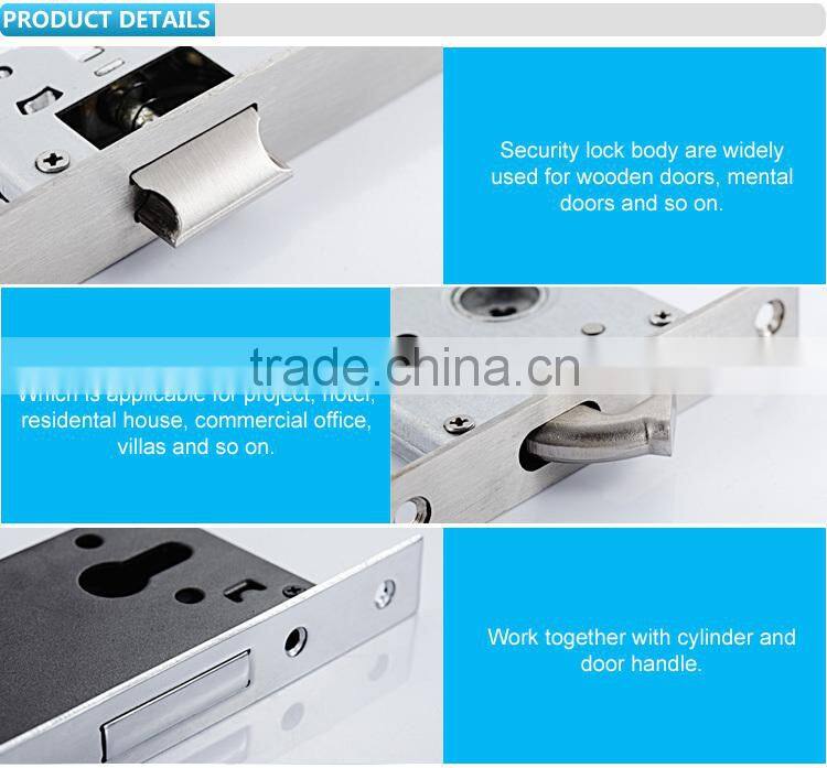 round square steel forend latch deadbolt backset european electronic glass door knob cylinder lock