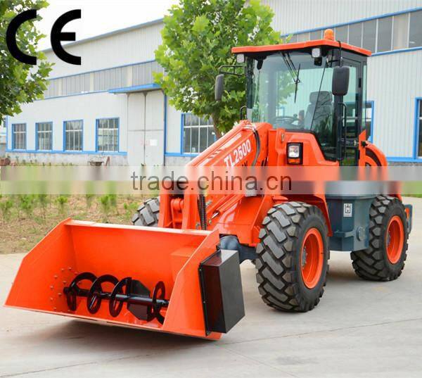 4x4 mini tractor with 2.5Ton wheel loaders TL2500