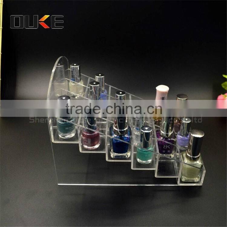 100%virgin material easy clean high transparent acrylic makeup diaplay box manufacturer