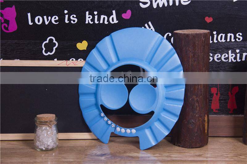 Wholesale Customized EVA Materail Baby Heat Shower Cap, Baby Shampoo Hat