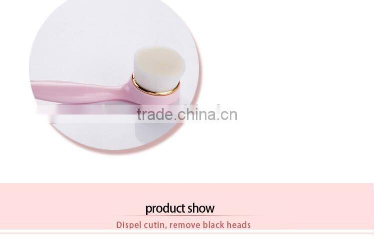 Long Handle Simple Cute Facial Cleaning Brush