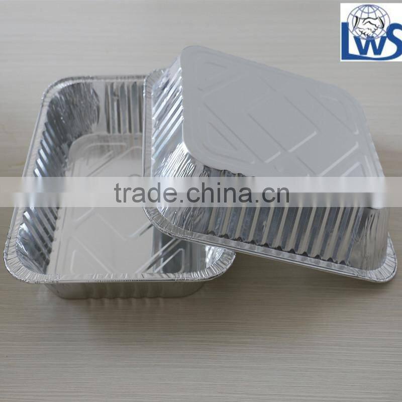 Aluminum Foil Container Half size Medium Pan with Lid