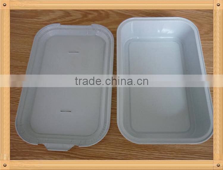 high quality coated smooth airline wall aluminum foil container carboard lid