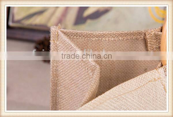 jute bag bangladeshi with wooden handle