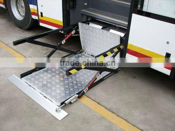 Electric bus Wheelchair Lifts for handicapped with CE loading 350kg