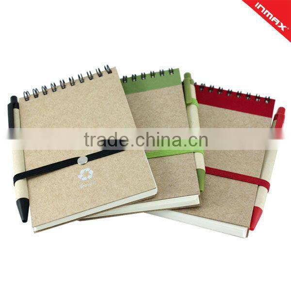 Eco-range stationery items in PDQ packing