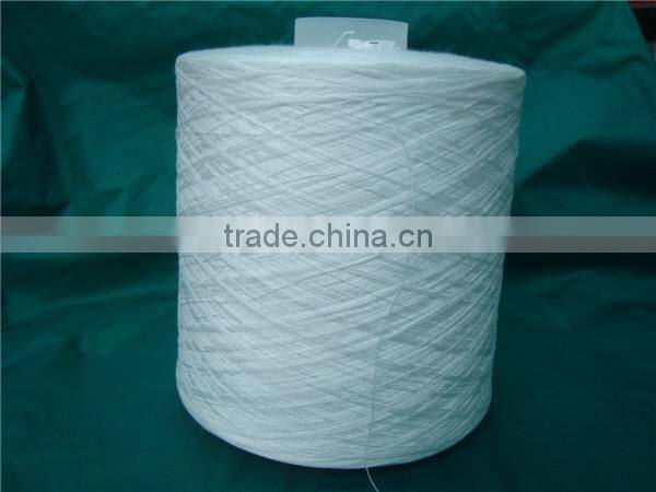 100% poly poly raw white on tube 45/2 core spun yarn manufacturer in China