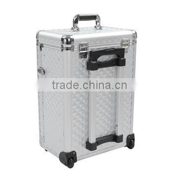 Aluminum professional Beauty alminum make up tool trolley case