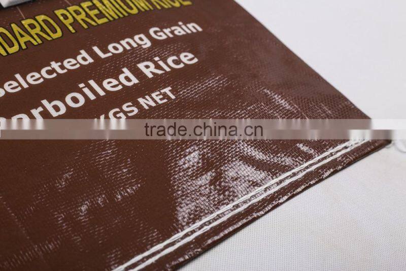 different color printing pp woven bag tubular roll for rice
