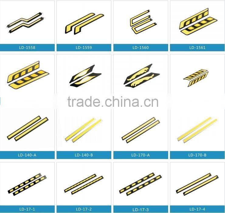 Super bright car cob flexible led drl led daytime running light