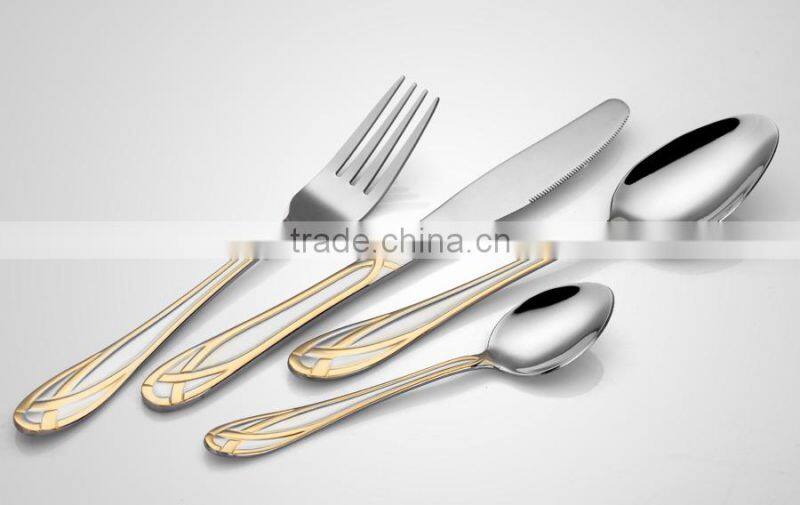Highly finish stainless steel dinner set