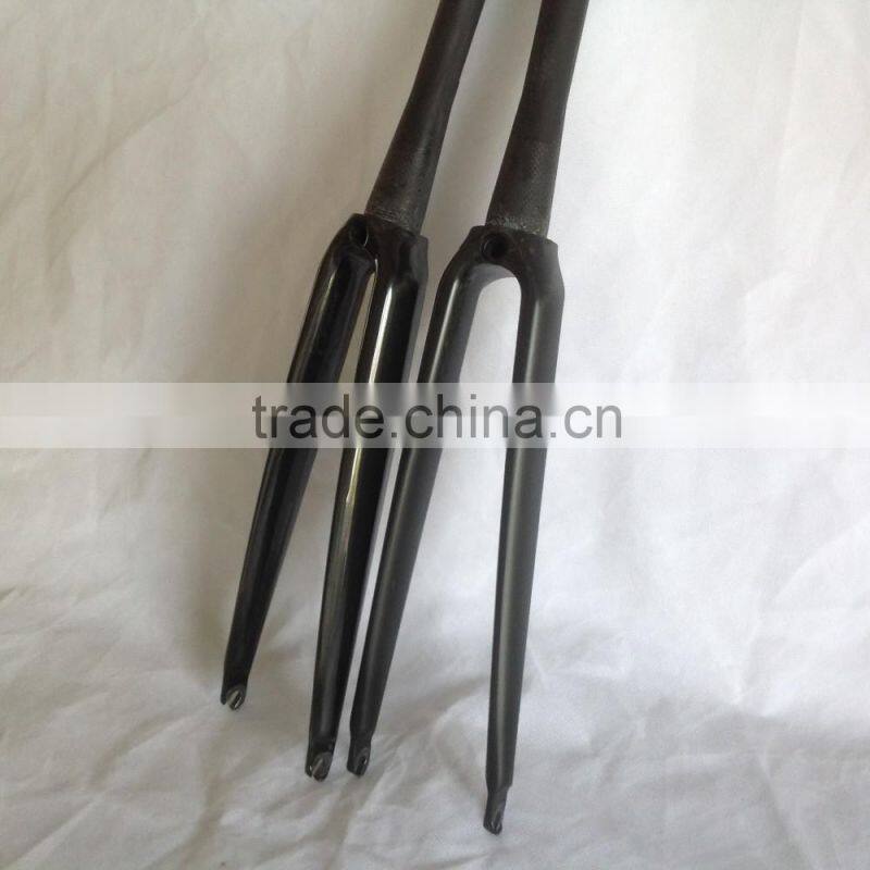 fixed gear carbon fork,700C carbon road bike fork