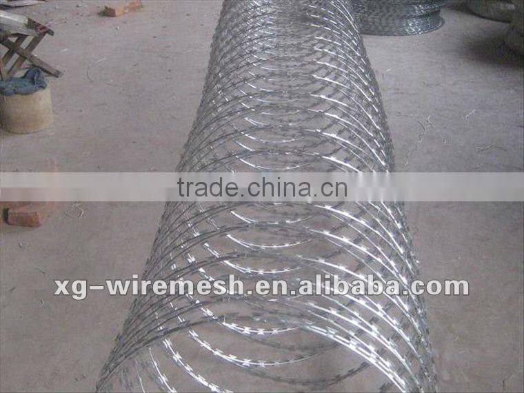 Razor wire and Barbed wire, Galvanized barbed wire