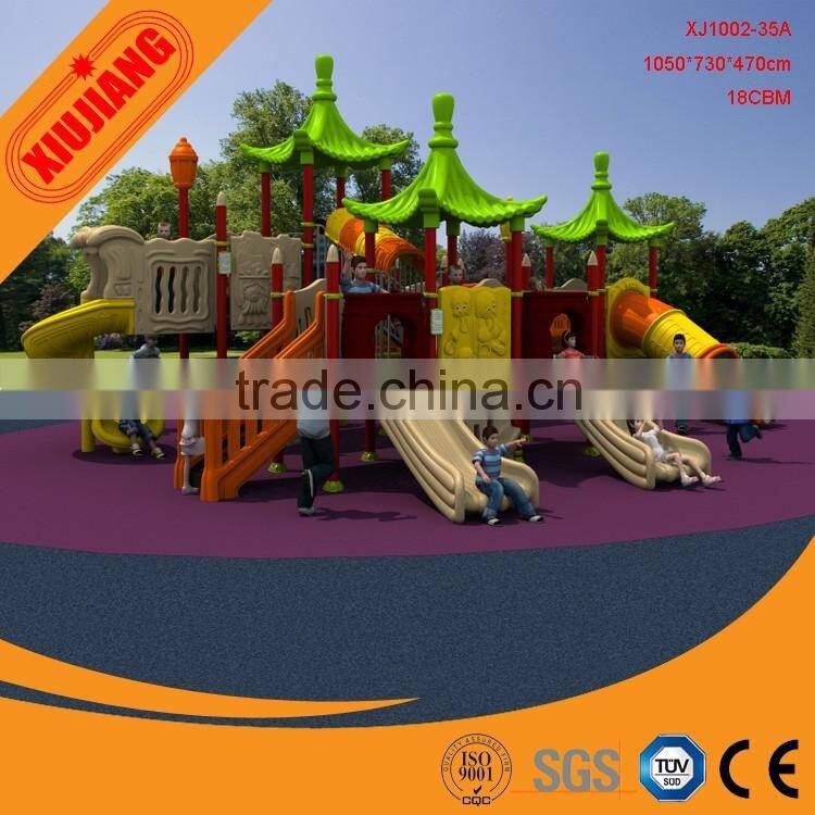 CE plastic park daycare playground equipment for children