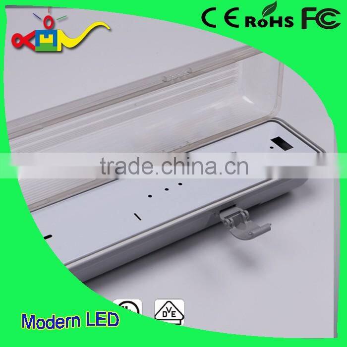 2x18w 2x9w led tri-proof light fixture 100lm/w waterproof