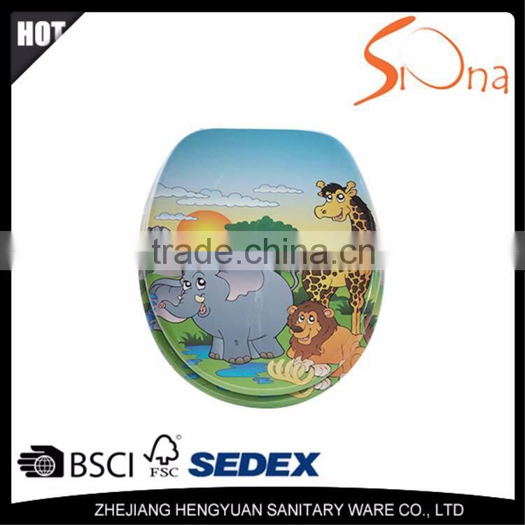 Wholesale slow close kids cartoon toilet seats lids