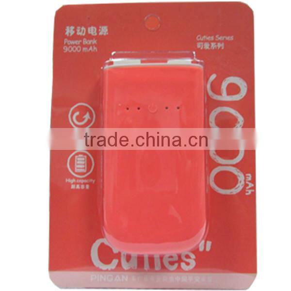 2014 60000 hours lifespan cute portable charger for iphone