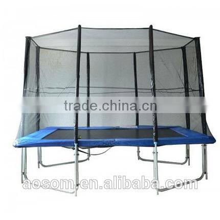 Aosom 10' x 7' Rectangle Trampoline Backyard Jumping Safety Enclosure Net Kit