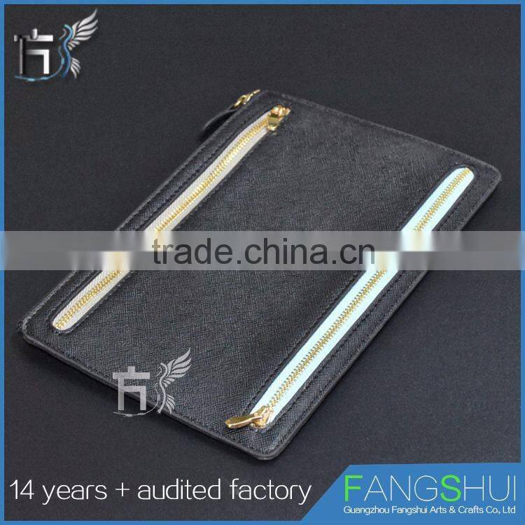 Newest fashion design mighty wallet with wallet locks logos