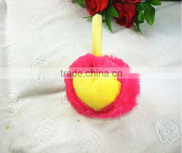 Heart Shape Plush Girls Earmuffs
